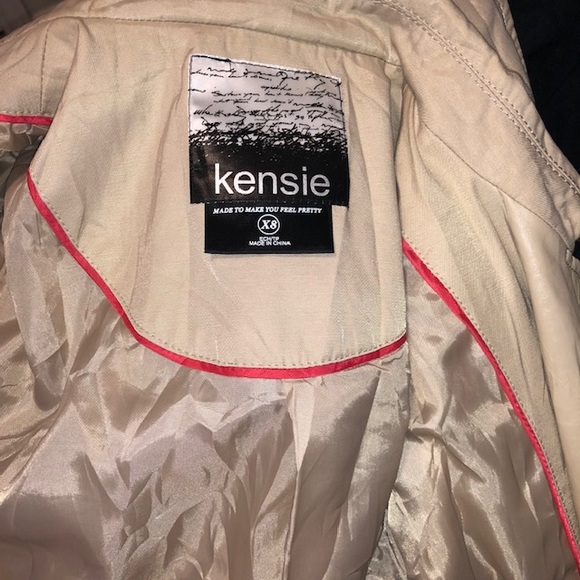 Kensie Ladies Trnch Coat Size XS - Picture 5 of 6